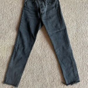 Denim Forum Grey High Rise Jeans